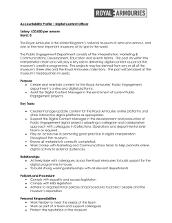Suggested Accountability Profile Format