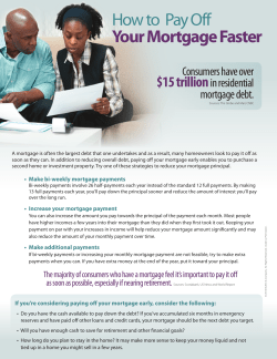 How to Pay Off Your Mortgage Faster