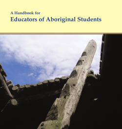 A Handbook for Educators of Aboriginal Students
