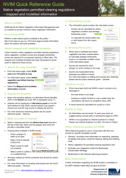 Calculating a native vegetation condition and