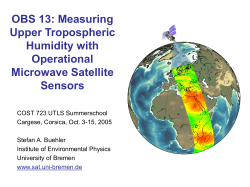 Measuring Upper Tropospheric Humidity with Operational