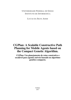 CGPlan: A Scalable Constructive Path Planning for - INF-UFG