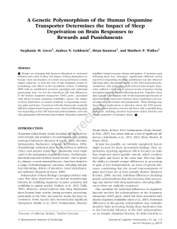 A Genetic Polymorphism of the Human Dopamine Transporter