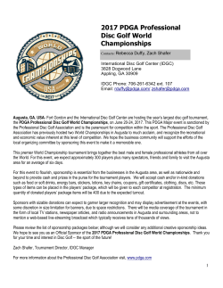 2017 PDGA Professional Disc Golf World Championships