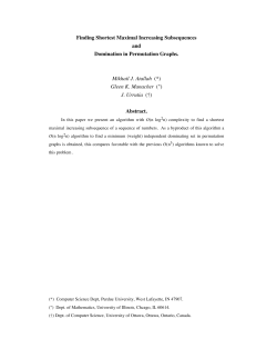 Finding Shortest Maximal Increasing Subsequences and