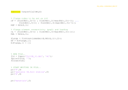 function OutputFile2(Nd,E) % flange nodes to be set as z=0 nF