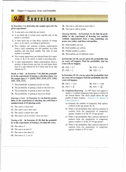 682 Chapter 9 &bull; Sequences, Series, and Probability 19. The sum is