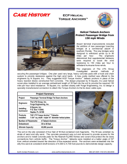 Case History - Earth Contact Products