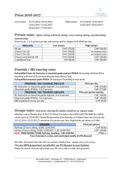 private freeride / ski touring private freeride / ski touring