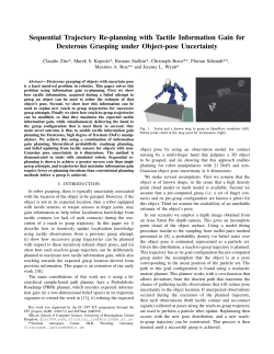 Sequential Trajectory Re-planning with Tactile Information Gain for