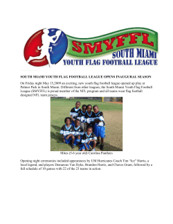 Baseball Sign-ups For South Miami Youth Baseball League