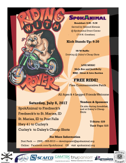 FREE RIDE! - SpokAnimal