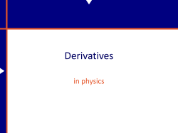 Derivatives - Canvas by Instructure