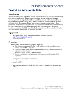 Genomic Data