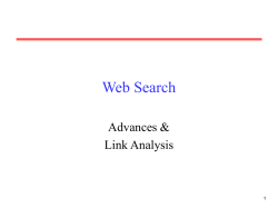 Intelligent Information Retrieval and Web Search