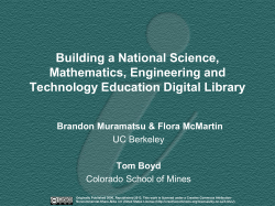 Building a National Science, Mathematics, Engineering and