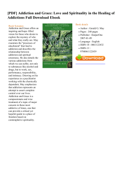 Addiction and Grace: Love and Spirituality in