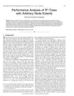 Performance Analysis of R*-Trees with Arbitrary Node Extents