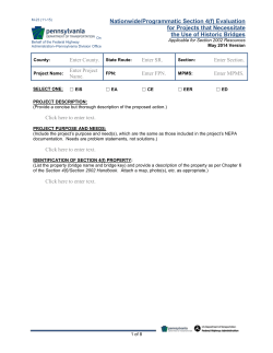 Nationwide/Programmatic Section 4(f) Evaluation for