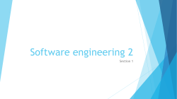 Software engineering 2