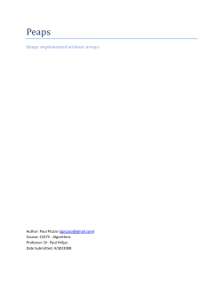 Heaps implemented without arrays