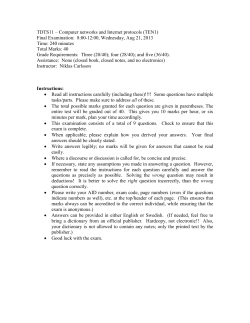 Aug. 2013 - IDA.LiU.se