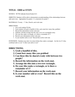 ODD or EVEN DIRECTIONS - Bemidji State University