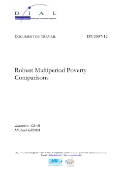 Robust Multiperiod Poverty Comparisons