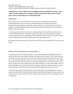 I find games to be a very effective way of engaging students