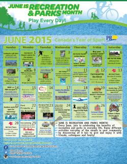 Play Every Day! - City Of Windsor