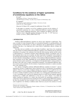 Conditions for the existence of higher symmetries of evolutionary