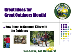 Great Outdoors Month