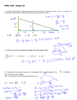 Math 1330 Popper 18 D.