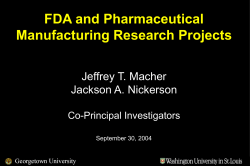 Competitive Semiconductor Manufacturing A Research Program at