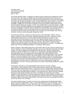 The New Yorker I Don`t Want to Be Right Maria Konnikova May 19