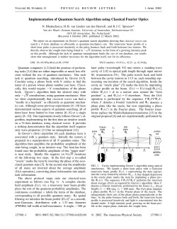 Implementation of Quantum Search Algorithm using Classical