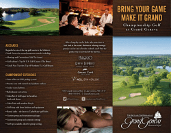 bring your game make it grand