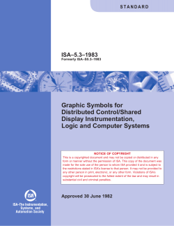 Graphic Symbols for Distributed Control/Shared Display