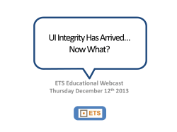 ETS I-9 Audit Prep