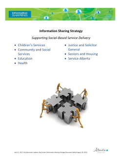 Information Sharing Strategy