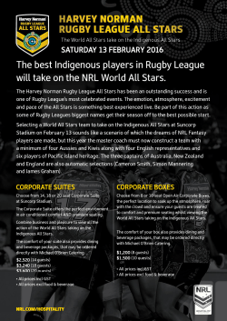 The best Indigenous players in Rugby League will take on the NRL