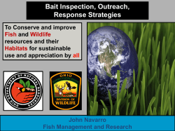 Bait Inspection, Outreach, Response Strategies