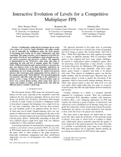 Interactive Evolution of Levels for a Competitive Multiplayer FPS