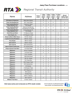 Jazzy Pass Vendor Locations