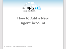 How to add a new agent account