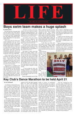 Boys swim team makes a huge splash - Linn-Mar