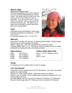 Ann`s Cap - twinset.us