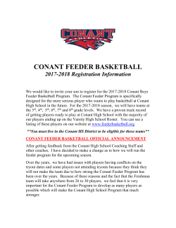conant feeder basketball official announcement