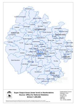 map of Lower Super Output Areas.