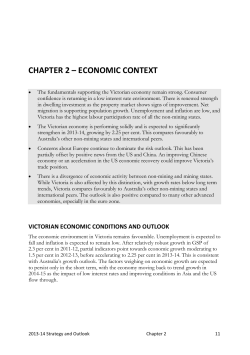 Economic context (DOCX 160kb) - Department of Treasury and